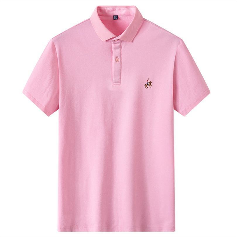 

brand breathable sweat quick dry men polos shirt summer short sleeve solid color business casual, White;black