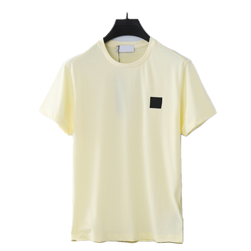 

Polo Summer time lovers shirt leisure cotton Men's T-Shirts Loose and simple printed letter crew neck short sleeves 5EJO, Black-24113