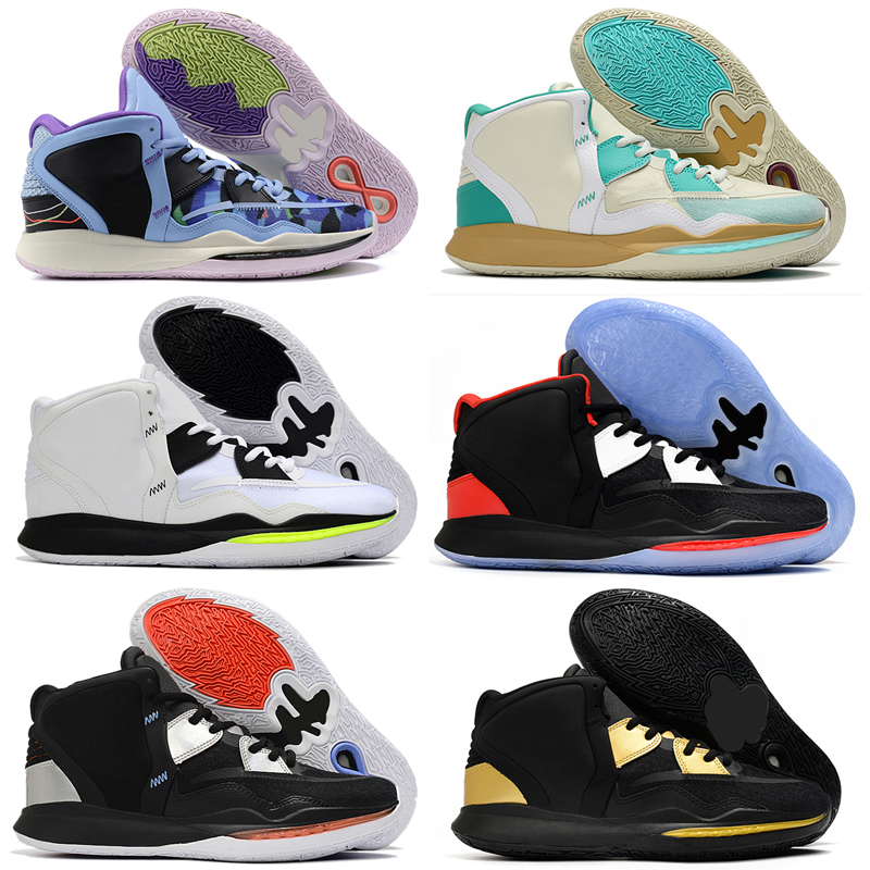 

Kids Kyrie 8 Basketball Shoe High Quality Concepts Sneakers Men Sports Shoes Size 40-46, As photo 4