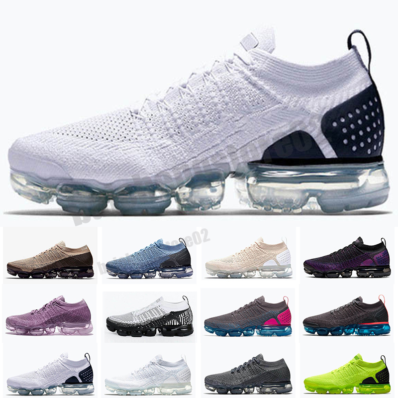

2021 Top Quality Cushion Running Shoes Triple Black white Safari CNY Red Mens Women Sports Sneakers Knit 2.0 Fly 1.0 Volt Trainer Size 36-45, Color 23
