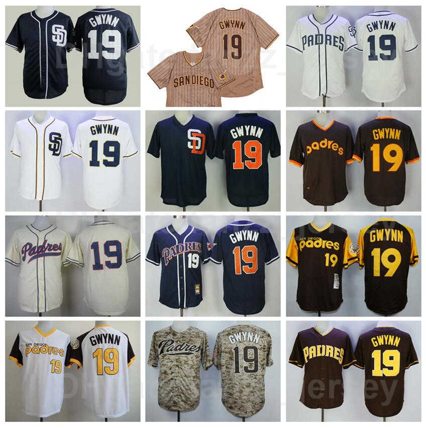 

Men 1948 1978 Retro Baseball 19 Tony Gwynn Jersey Pullover All Stitched Flexbase Cool Base Navy Blue Brown White Grey Camo Cooperstown 1982 1974 Vintage Sale, 1978 vintage