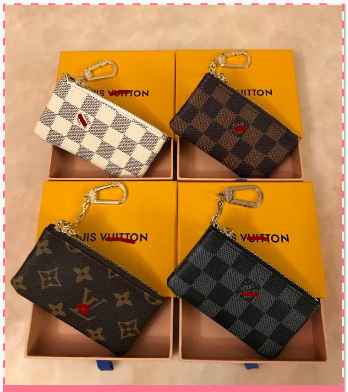 

KEY POUCH M62650 Fashion Womens Mens Ring Credit Card Holder Coin Purse Luxury Designers Mini Wallet Bag Leather Handbags 66LVLo