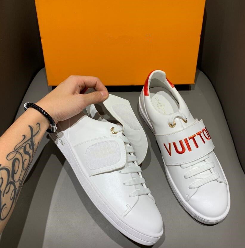 

Luxury Designer Embroidered Dress Shoes Brand Design Letter Rivet Women's Single Shoes Fashion Casual Velcro Female Dress Shoes