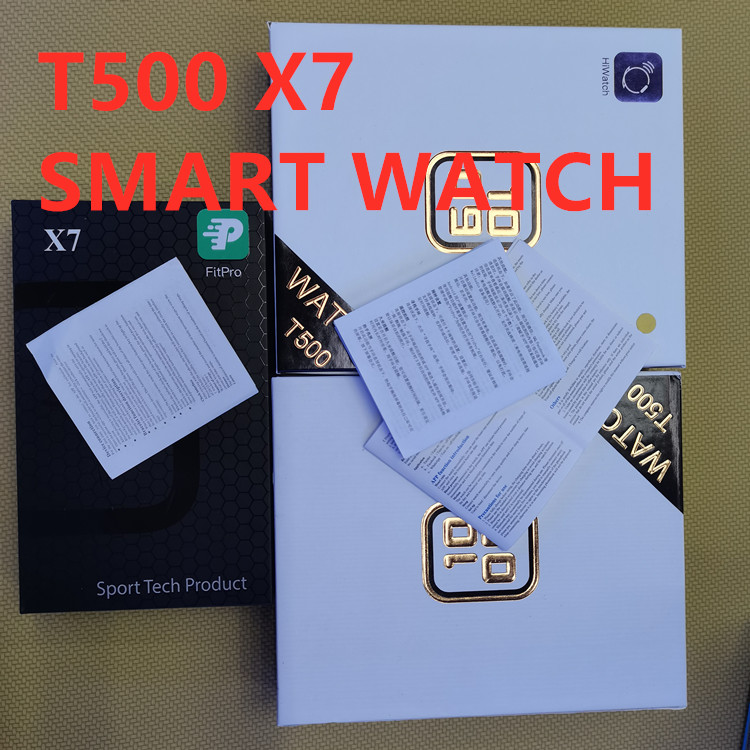 

Smartwatch T500 Bluetooth Dial Call 44mm Wristbands Fitness Track Sleep Tracker Heart Rate Monitor Blood Pressure HIWATCH FITPRO HW12 W26 X7