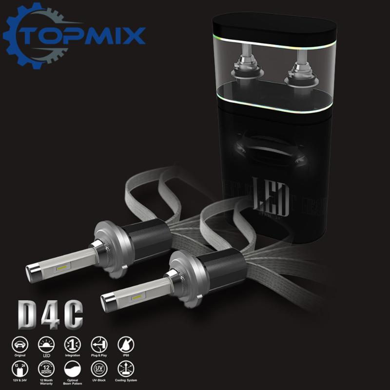 

Car Headlights R4 D2S D2R D2C D4S D4R D4C High Power ETI Led 60W 7200LM 6000K Bright Headlight Conversion Kit Auto Fog Head Lamp Bulbs
