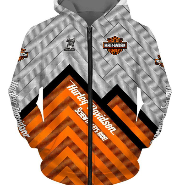 

Men's Fleece Division Digital Cardigan Sports Jacket Harley Skeleton Zipper Sweater, Black