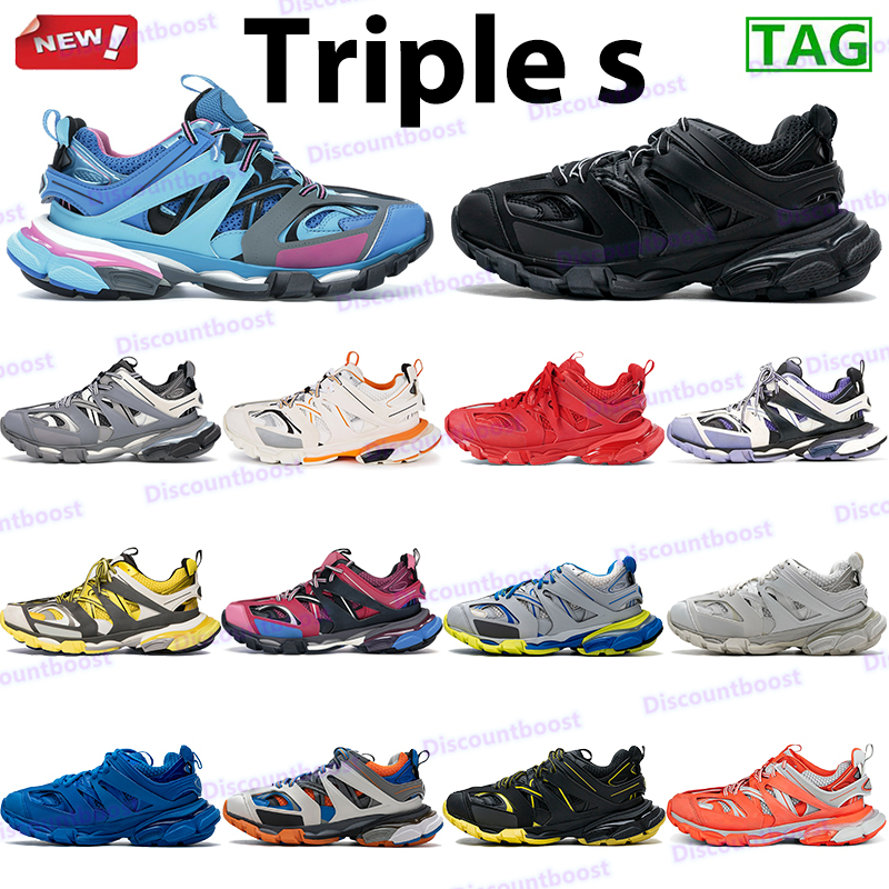 

Triple-s dad shoes men women fashion casual sneakers runner blue lime triple grey white black mens trainers classic platform chaussures, 17 white multi-color