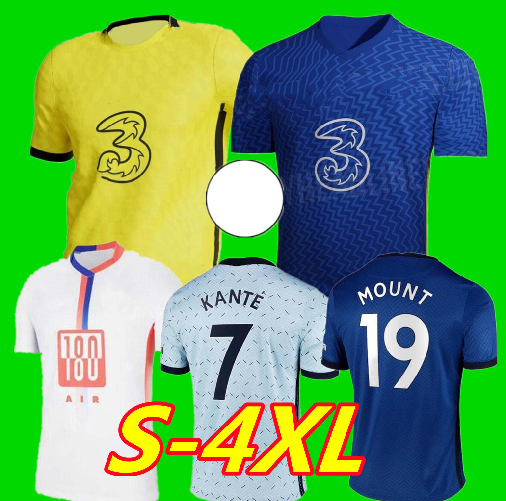 

21 22 soccer jerseys WERNER HAVERTZ CHILWELL ZIYECH Zouma football shirt PULISIC Camiseta KANTE MOUNT 2020 2021 Men + Kids kit, Wine red