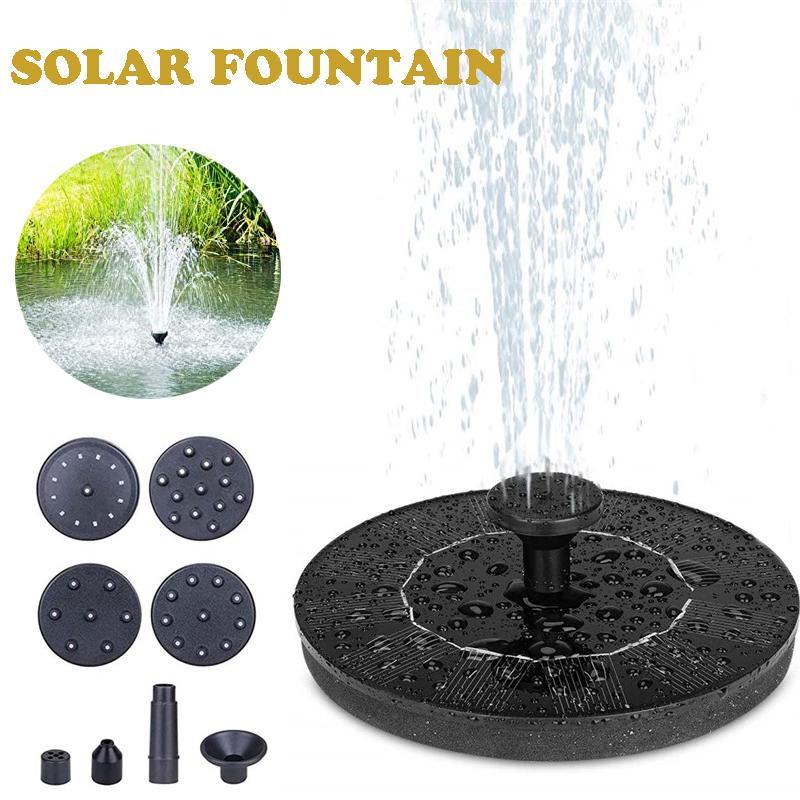 

Floating Solar Fountain Garden Water Pool Waterfall Pond Decoration Decorations