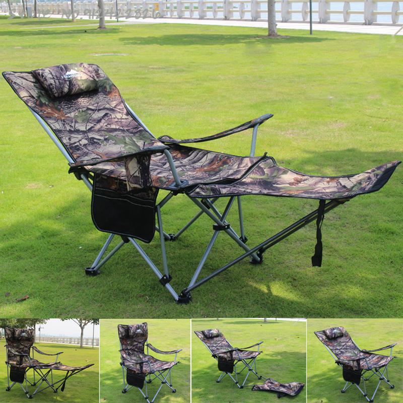

Camp Furniture [Daily Specials] Outdoor Folding Chair Dual-use Lunch Break Bed Home Camping Beach Back Fishing