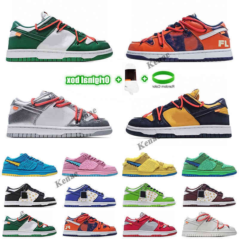 

[Bracelet+Socks+Original Box]SB Dunk Casual Shoes Sean Cliver Chunky grateful dead Men Trainers Women Skateboard Valentine Day Bears