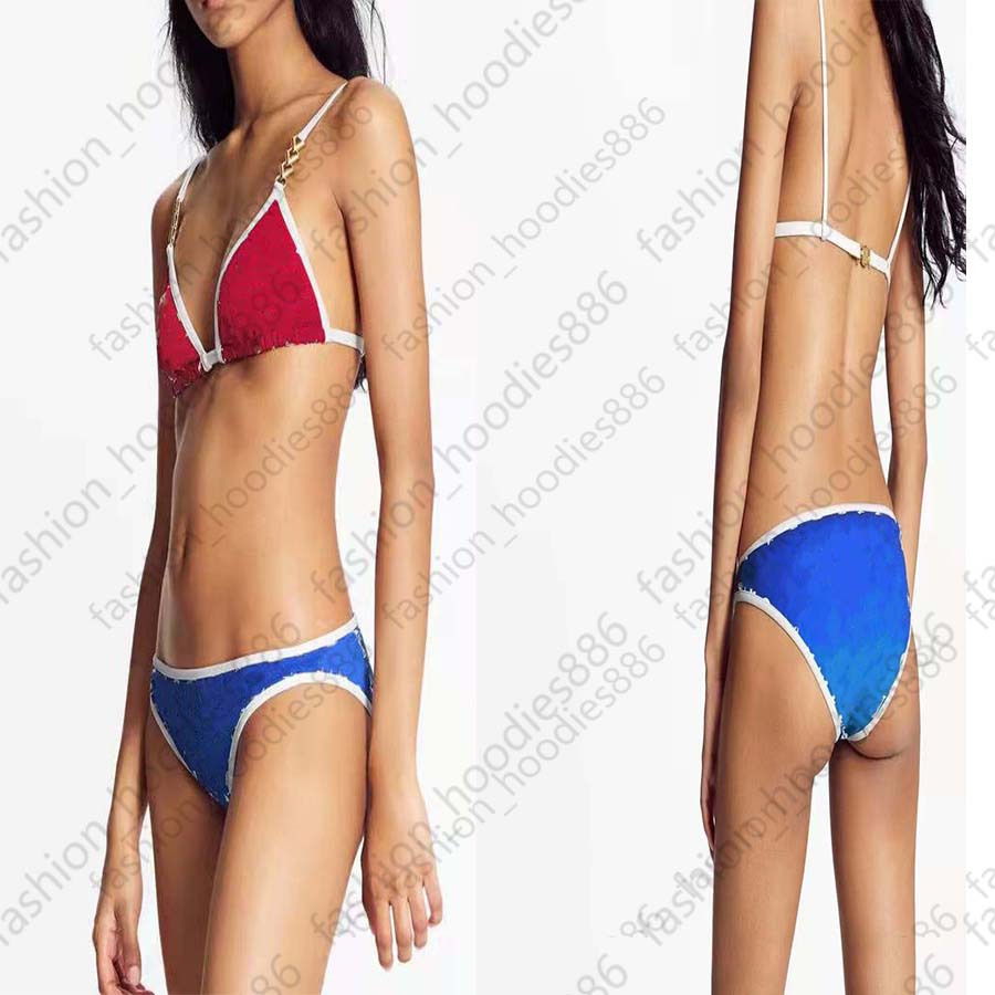 

New High Quality Women bikini set Swimsuit Design Vest Pants Leggings Swimwear Fashion Swimwear Women's Panties, #16 box
