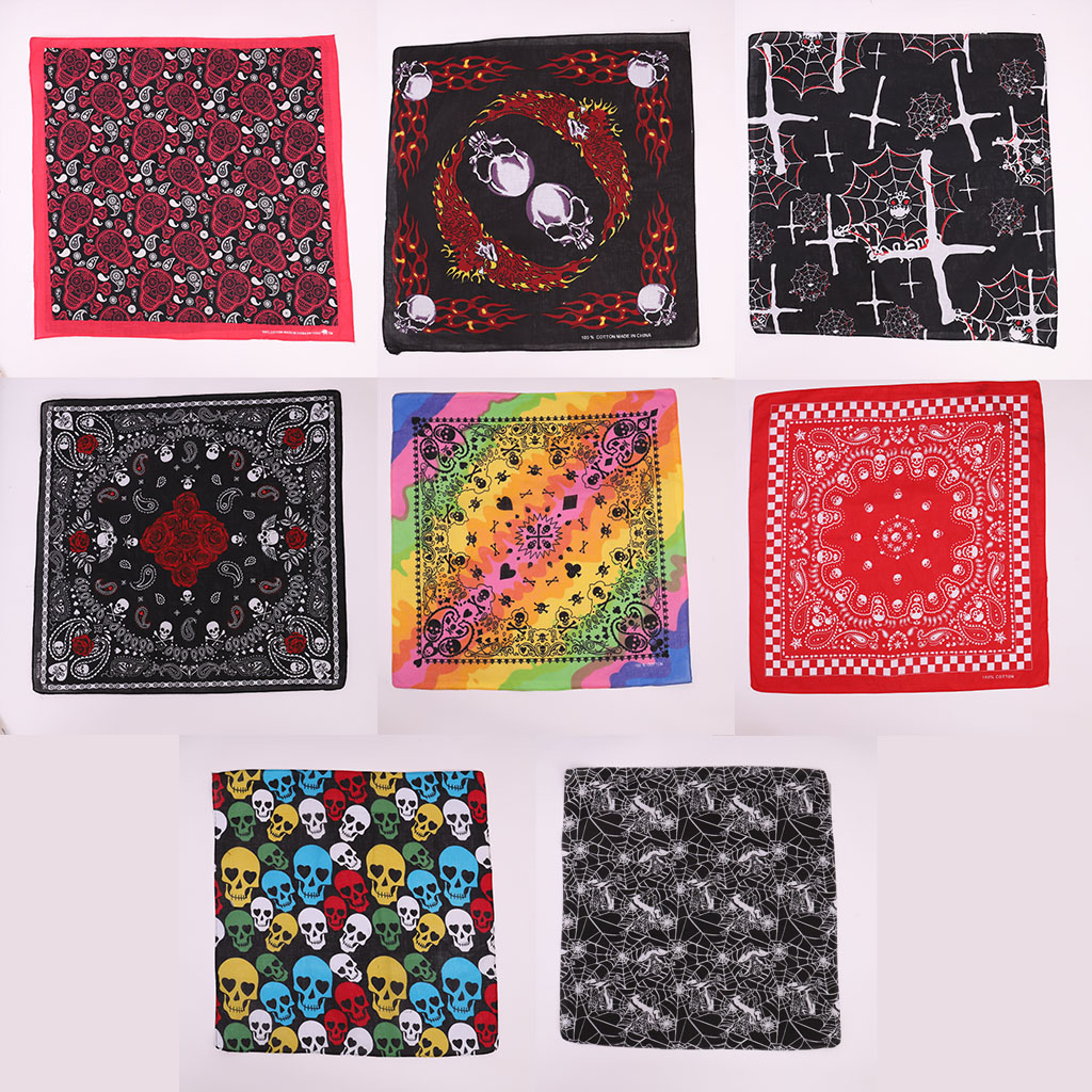 

single unisex free bandanas tie-free headgear multi-style classic printing pirate hats shipped randomly