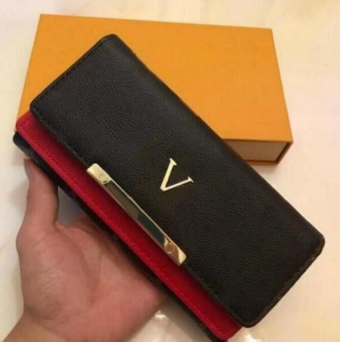 

Luxury Designer bags Leather coin purse Women Card holders Lady Brand Clutch Wallets Brown flower Single zip pocket Fashion bag