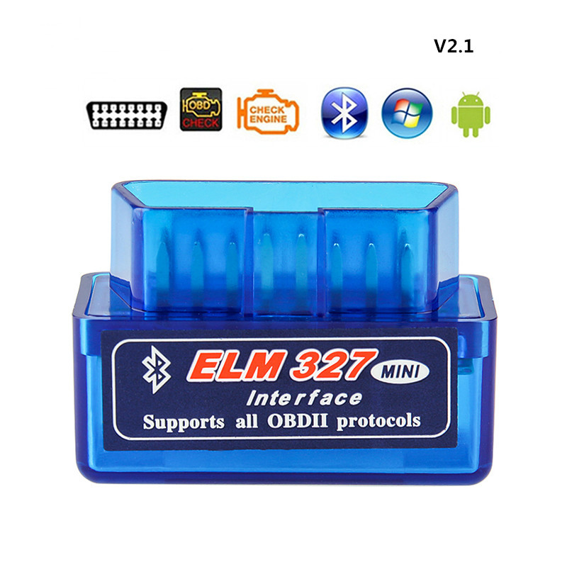 

ELM 327 Tester Diagnostic Tool for car automotive scanner OBD V2.1 mini ELM327 OBD2 Bluetooth OBDII 2
