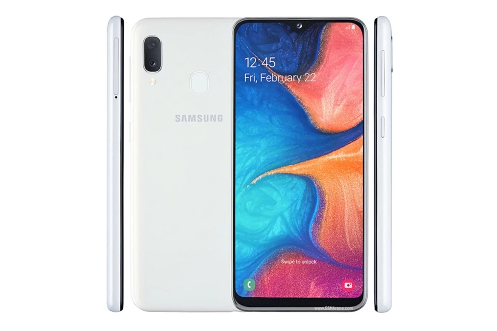 

Unlocked Original Samsung Galaxy A20e 4G LTE Mobile Phones 3GB+32GB Dual Camera Exynos 7884 Android Smartphone Cell Phone, White