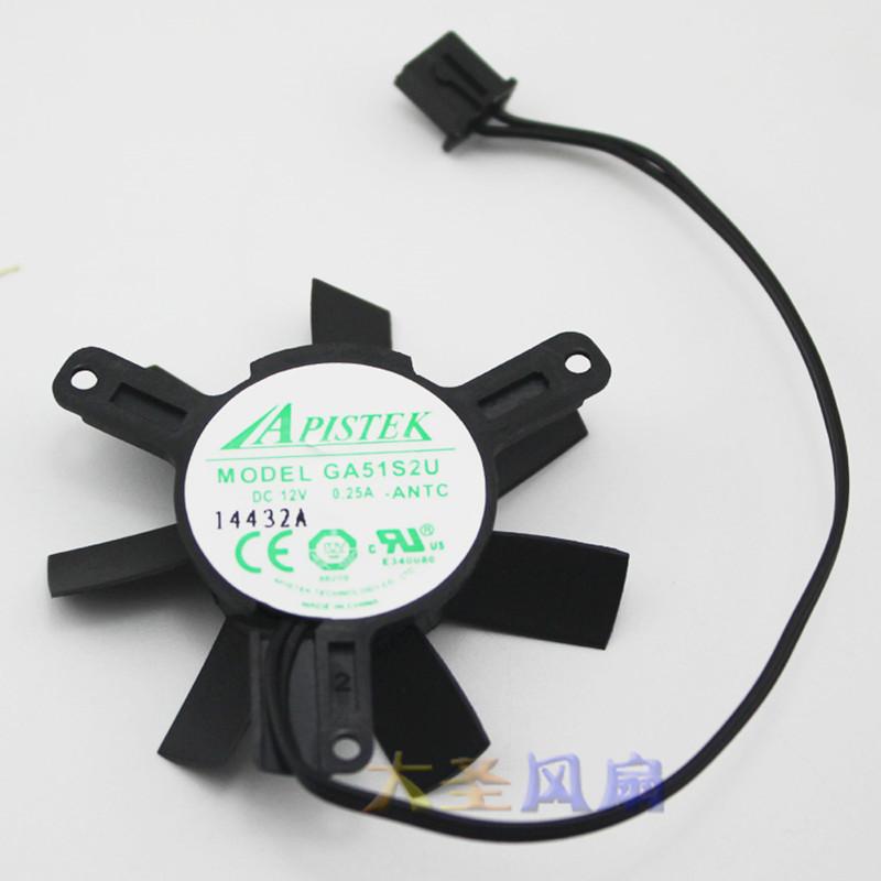 

GA51S2U POWER LOGIC PLD05010S12H DC 12V 0.25A Diameter45mm 2-wire Server Cooler Fan Hole Pitch 39*39*39mm Fans & Coolings