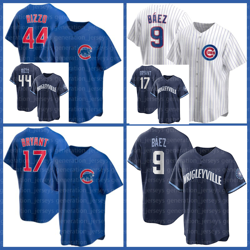 

Cubs Jerseys 44 Anthony Rizzo 9 Javier Baez 17 Kris Bryant 12 Kyle Schwarber 28 Kyle Hendricks David Bote Baseball Custom Men Chicago Ian Happ Rafael Ortega Jason Heywa, Custom cool base men jersey