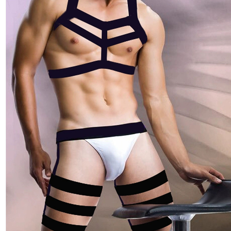 

Big Men's Fun Underwear, Bra, Nightclub, Sm Bar, Dance Performance Jacket