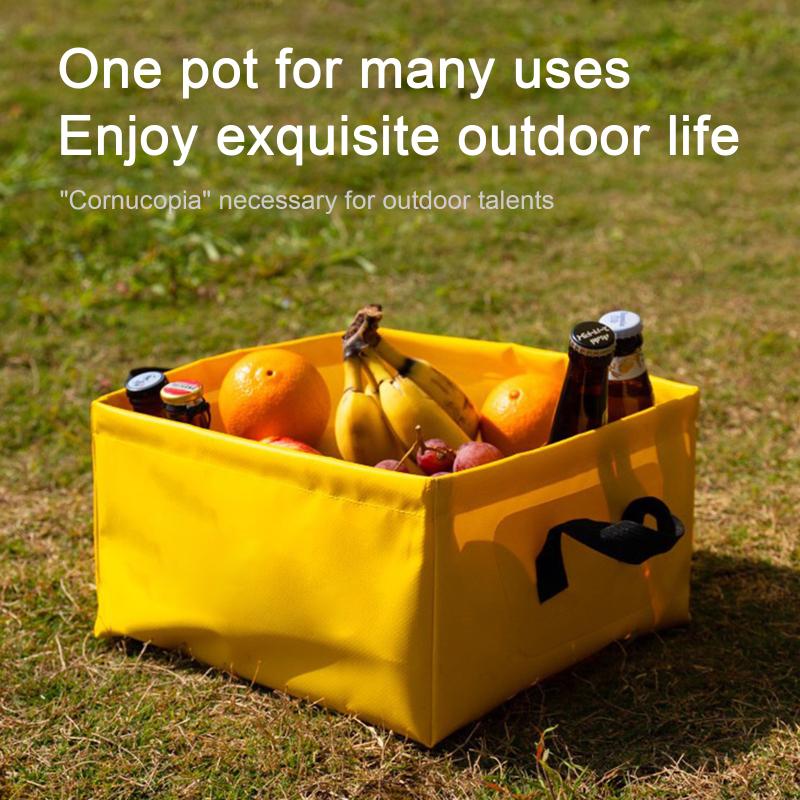 

Foldable Basin Portable Travel Folding Bucket Large Capacity Outdoor Laundry Bags