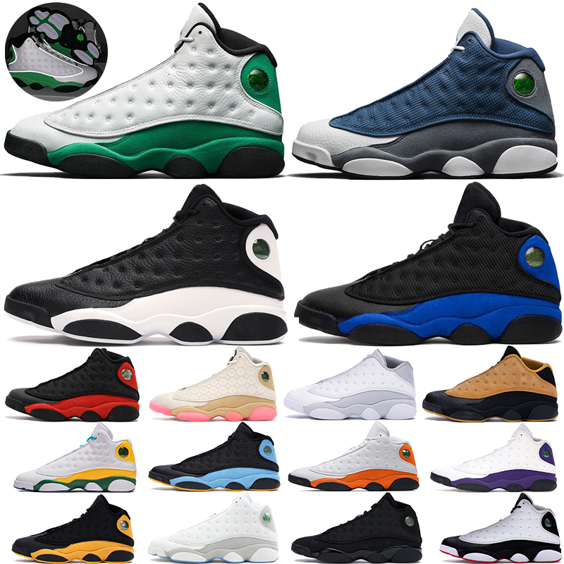 

Flint 13 13s reverse he got game Mens Basketball Shoes playground Jumpman trainers lucky green bred court purple men sports sneakers, Melo