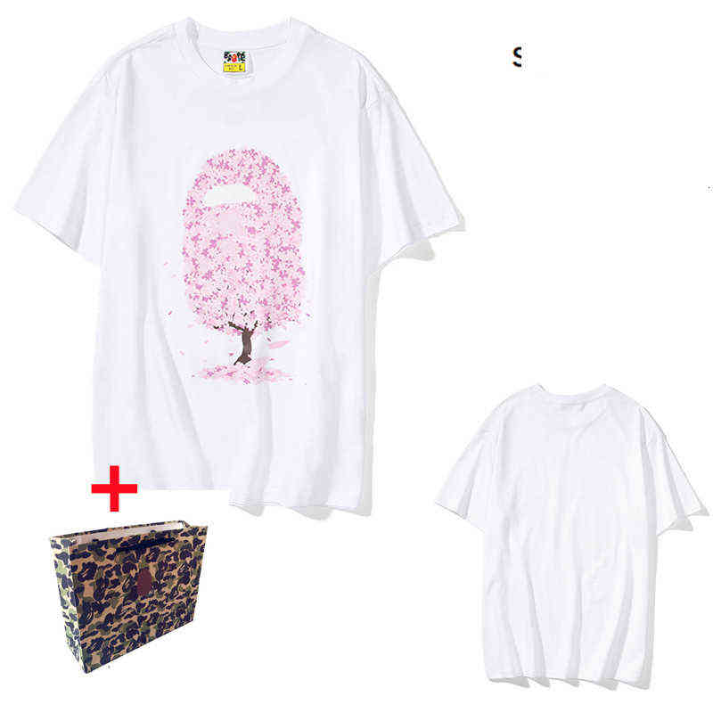 

Apes Men's T Shirt Letter Printed Women's T-Shirts Casual Summer Breathable Short Sleeve Hip Hop Street Tee Bring tote bag 01, 1 pcs buttons