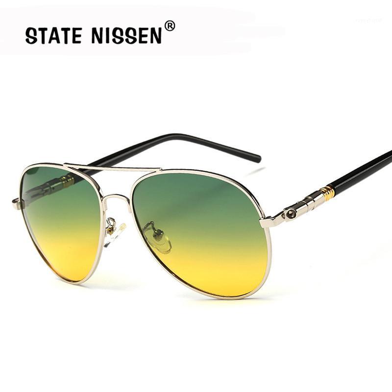 

NISSEN Polarized Sunglasses Men Night Vision Glasses Brand Designer Spectacles Driving Aviation Goggles For Man Eyewear