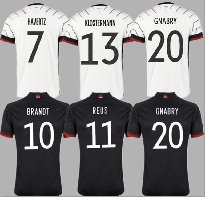 

Germany soccer jersey 2021 Fans version HUMMELS KROOS GNABRY WERNER DRAXLER REUS MULLER GOTZE European Cup football shirt uniforms, Black
