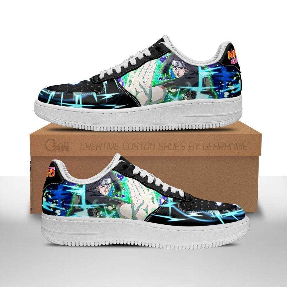 

DIY Anime Shoes Neji Hyuga Sneakers Custom Naruto Leather Casual Running Sport Walking Lightweight Tennis Shoes, Others