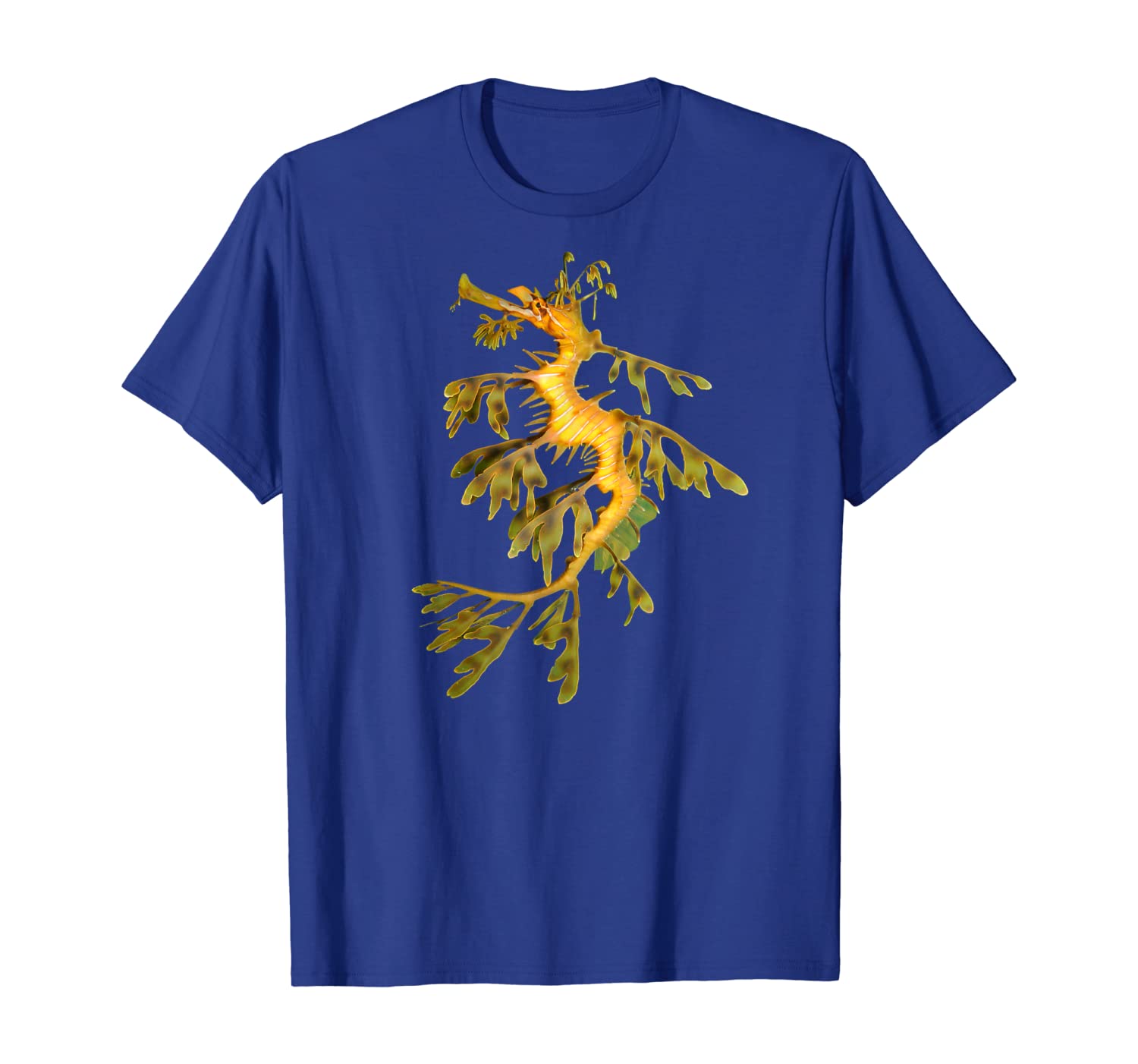 

Seahorse T-shirt Leafy Seadragon Seahorse Marine Life, White;black