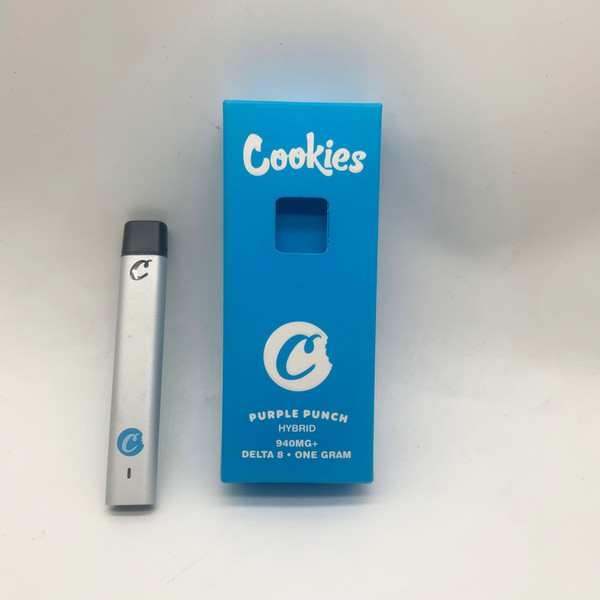 

Cookies Delta 8 Disposable vape pen Smoking Accessories Rechargeable 240mah battery 1.0ml Empty 510 Cartridge Box Packaging