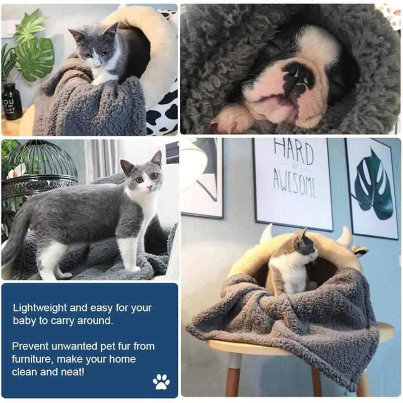 

Extra Large Soft Cosy Warm Fleece Dog Cat Animal Blanket Throw Ultra-soft Thickness Fine Berber Pet Mat Free To Fold Kennels & Pens