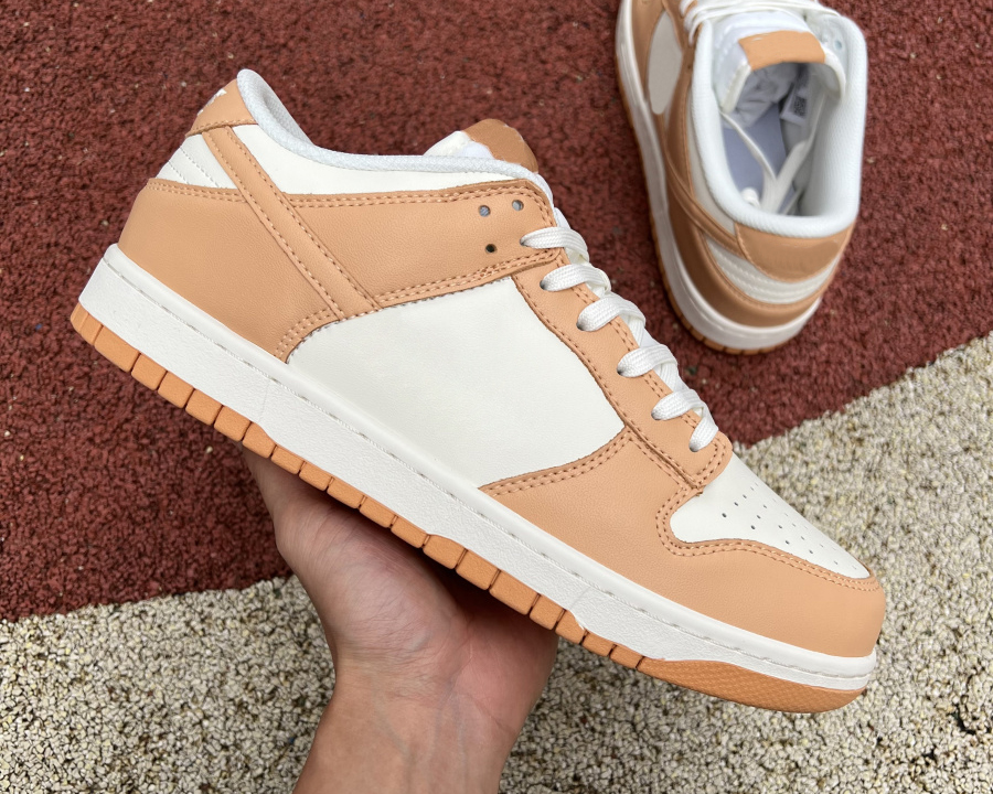 

TOP Quality SB DnK Low Harvest Moon Skateboard Shoes White Rice Orange Sports Shoes Outdoor Sneakers Send With Box, #1