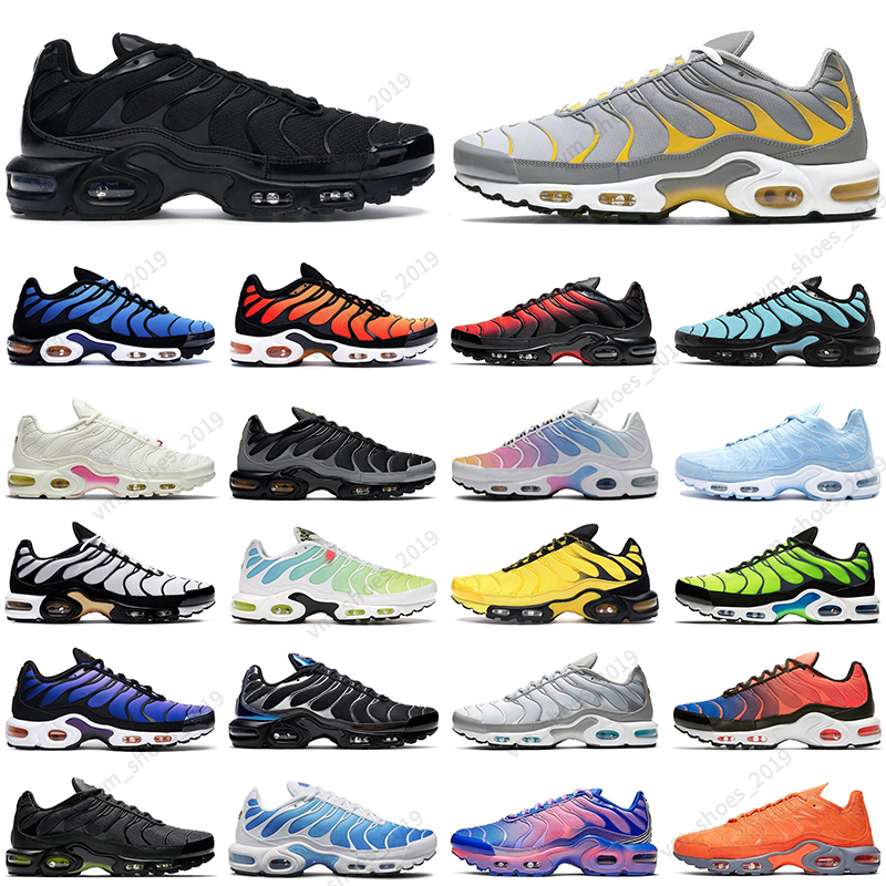 

36-45 men women running shoes tn plus Aqua Silver Black Web Pimento Wolf Grey Hyper Blue Rainbow Psychic Bat Lava mens trainers sports sneakers, #1