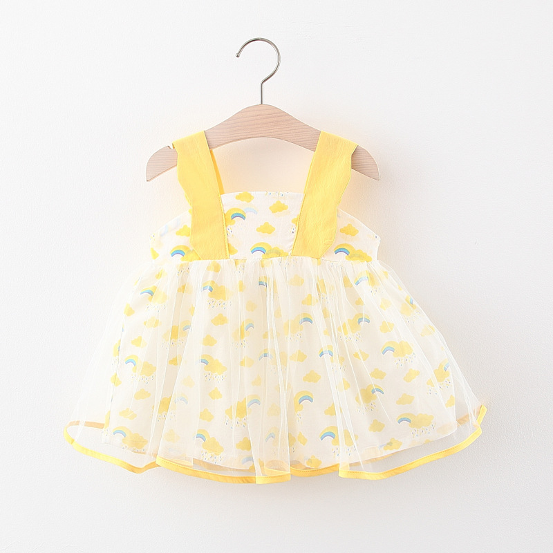 

Princess Dress with rainbow in two colors, Pink