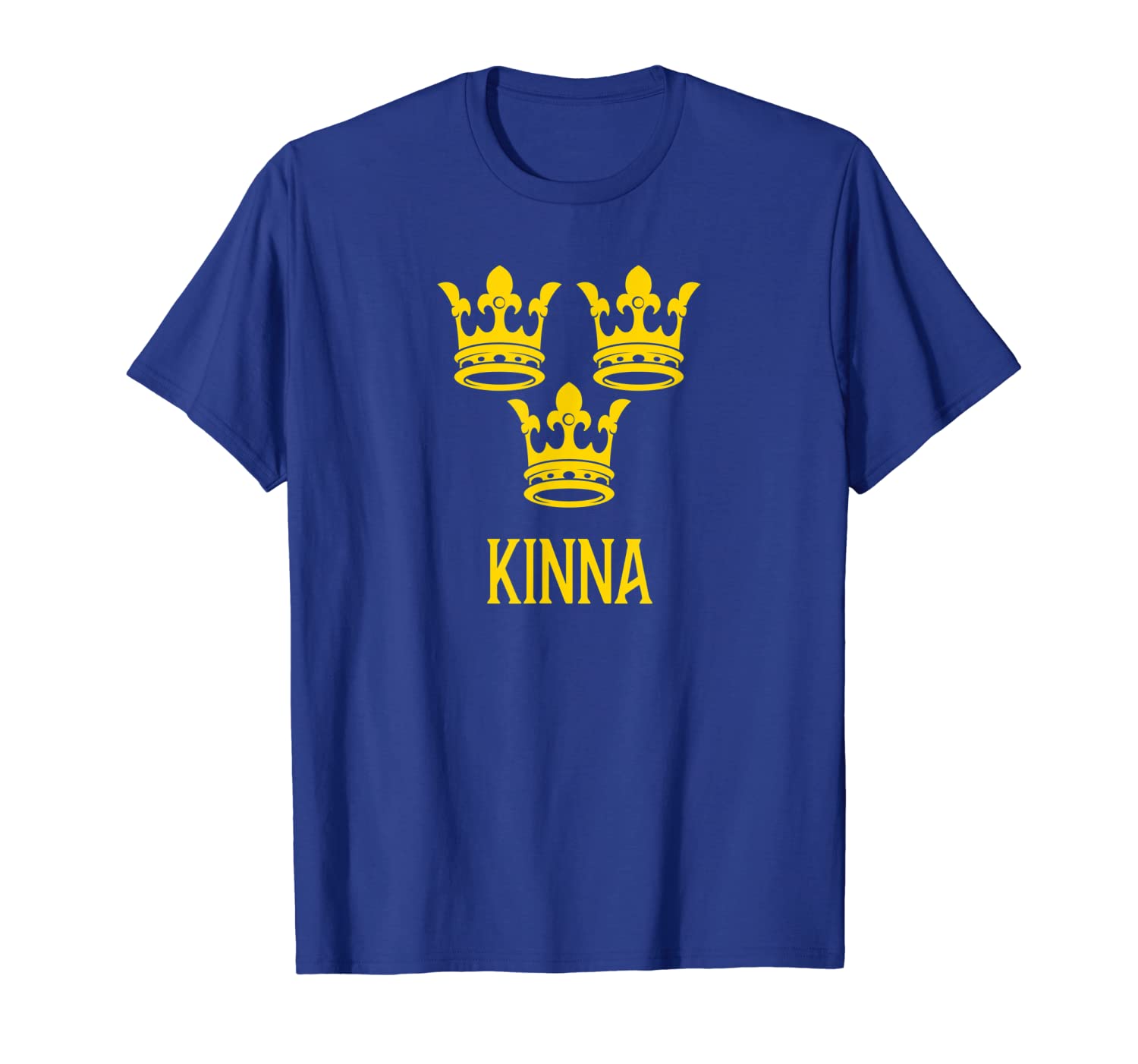 

Kinna, Sweden - Swedish Sverige T-shirt, White;black