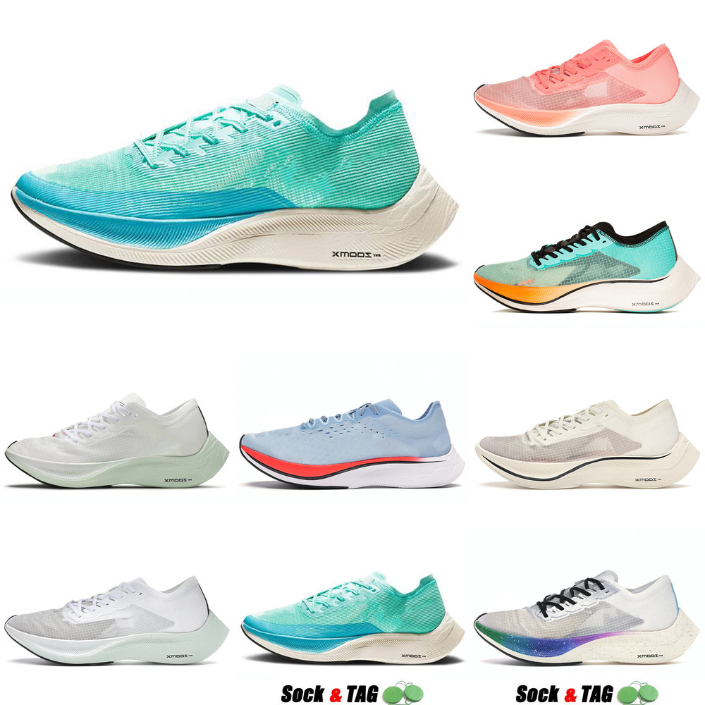 

TOP Quality Running Shoes Zoomx Vaporfly Next% Mens Women Hyper Jade Blue Ribbon Sports NYC Obsidan Volt Outdoor Trainers SIZE 36-45, C14 pink 36-45