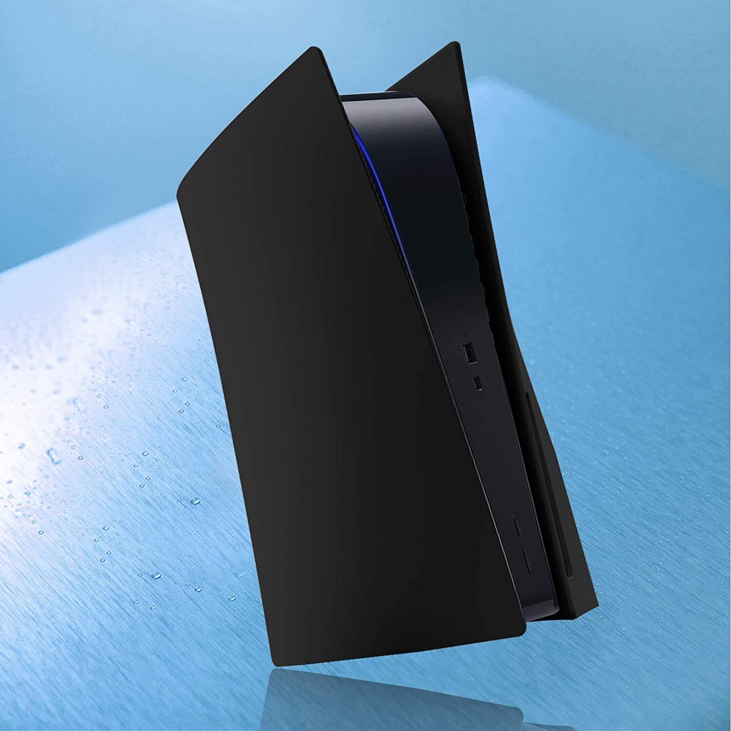 

Case for PS5 Console, Hard Shockproof ABS Anti-Scratch Dust-Proof Faceplates Plates Cover Compatible with Playstation 5 Console Disc Edition