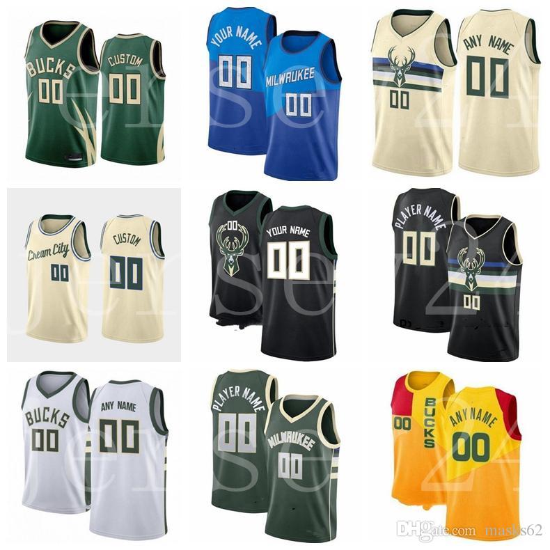 

Basketball Jerseys Giannis Antetokounmpo Khris Middleton Jrue Holiday Brook Lopez Any player customizes a Jerseys