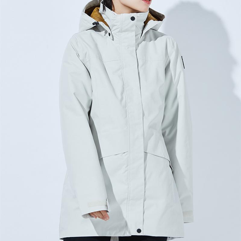 

Outdoor Jackets&Hoodies Women Winter Parkas Cotton Jacket Waterproof Straight Loose Streetwear Warm Jackets Female Lady Black White Clothing, Blue;black