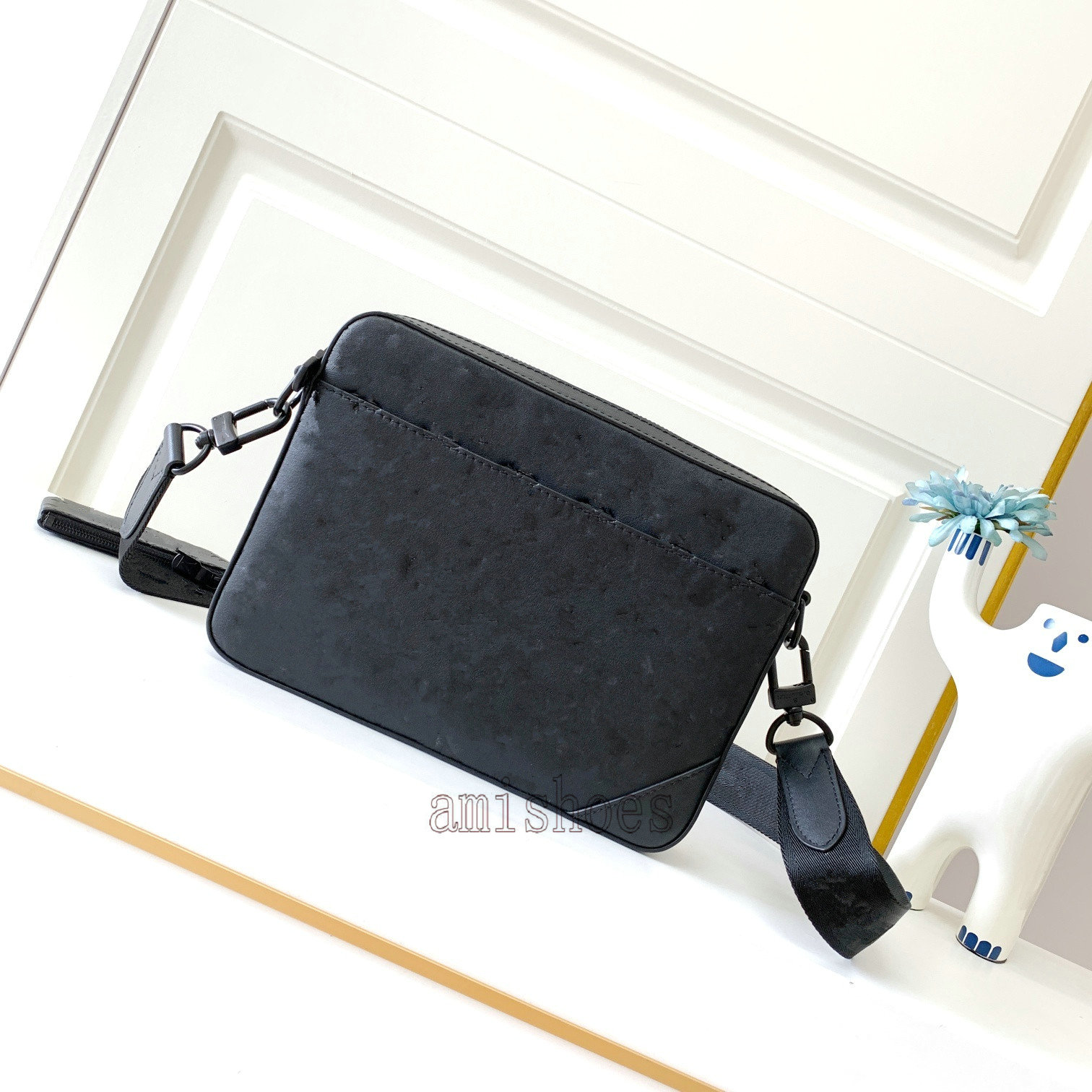 

Mens Sprinter Duo Messenger Bag Designer Handbags Bestiary Monograms Shadow Leather Shoulder Handbag Designers Brand Hybrid CrossBody Purse