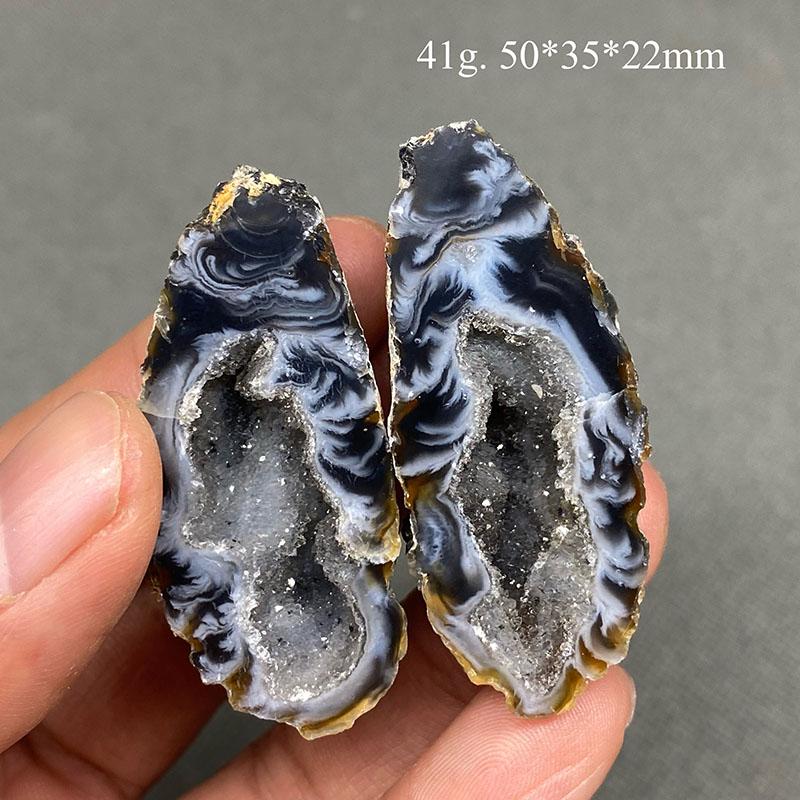 

Other 100% Natural Brazilian Agate Cave Cornucopia Crystal Gem Ore Specimen