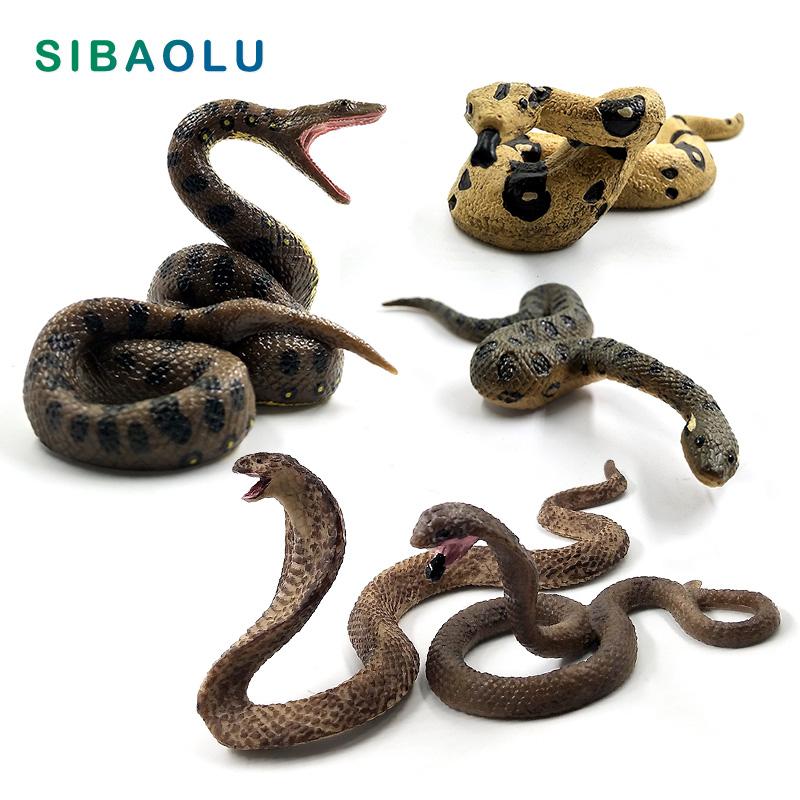 

Decorative Objects & Figurines Snake Simulation Animal Model Cobra Python Green Anaconda Figurine Home Decor Miniature Fairy Garden Decorati