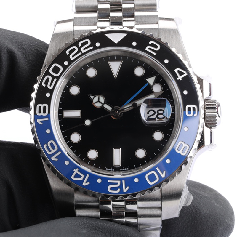 

Christmas present AAA+ watch Mens Watches mechanical submarine fashion 2813 40mm Between gold Stainless steel strap Sapphire mirror waterproof, Box