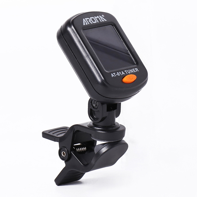 

50 pcs Wholesale AROMA AT-01A Guitar Tuner for Acoustic Guitar Violin Ukulele