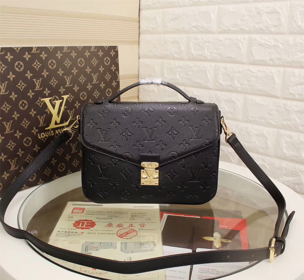 

Classic woman bags high quality leather Handbag fashion retro ladies one-shoulder messenger Luxurys Designers handbags bag portable pochette metis wholesale, Box