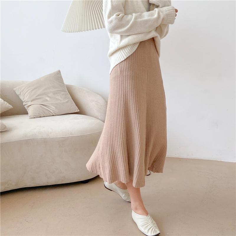 

Skirts AOSSVIAO High Waist Women Skirt Casual Vintage Solid Belted Pleated Midi Lady Fashion Simple Saia Mujer Faldas 2022, Black