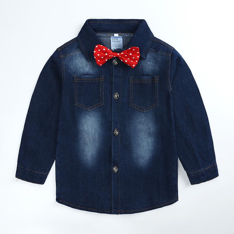 

Jackets Autumn Boy Girl Kids Soft Denim Jacket 2021 CC07.29(2), Blue;gray