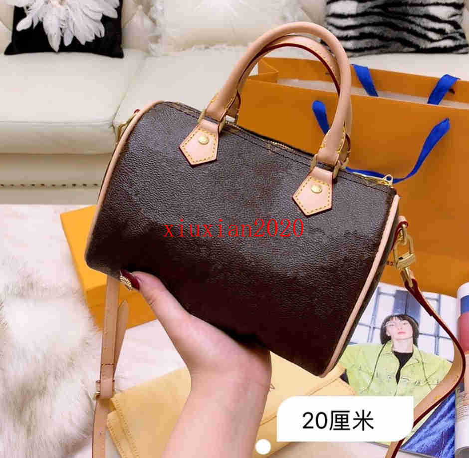 

2021 Nano Speedy M61252 WOMEN leather twist handbag shopping messenger Shopping bag shoulder bag pockets Totes Cosmetic Bag