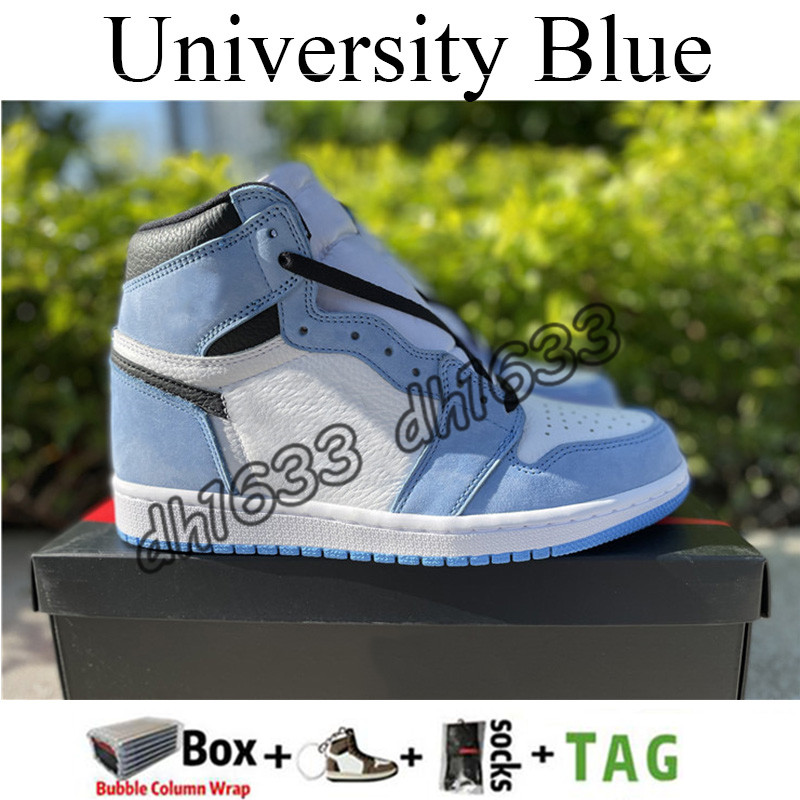 

2022 top quality mens women basketball shoes with box jumpman High OG 1 1s university blue travis scotts dark mocha trainers sneakers size 36-45